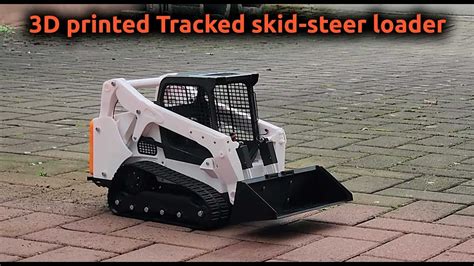 3d printed skid steer|3d printed rc skid steer.